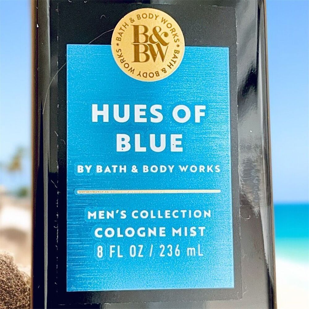 NWT 2 Bath & Body Works Fragrant Men's Hues Of Blue 8 oz / 226 g Cologne Mist - Picture 3 of 12